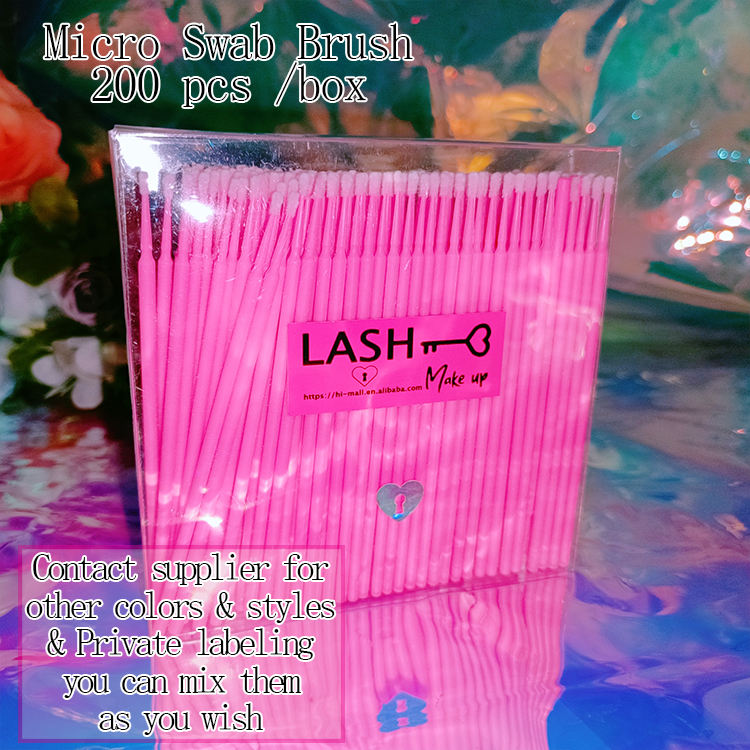 Écouvillon micro 200 pcs + boîte de PVC