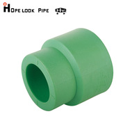 Raccords de tuyauterie d'alimentation en eau PPR/PE, distributeurs d'eau froide et chaude, raccord femelle, tête hexagonale, code rond 160mm 200mm