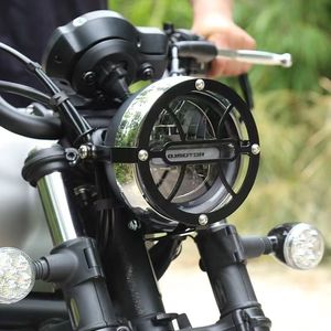 Cubierta Protectora para Faro de Motocicleta Qianjiang Flash 500, Accesorios de Modificación de Carrocería - Product Image 4