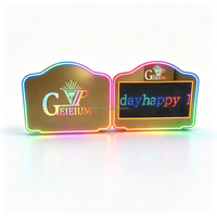 Nouvelle enseigne personnalisée pour boîte de nuit, panneau à messages LED, enseigne lumineuse LED, présentoir de services VIP