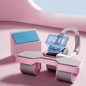 Nhà của phụ nữ sử dụng ba bánh xe cơ bụng bánh xe tập thể dục ban nhạc đào tạo thiết bị thể dục để giảm mỡ bụng - Product Image 5