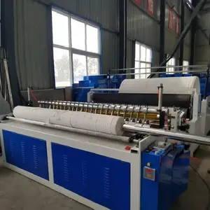 Máquina de corte de papel higiénico, maquinaria de rebobinado de fabricación automática de papel higiénico