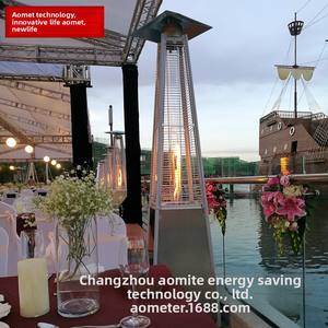 Chauffage extérieur au gaz GPL avec tube chauffant en quartz, en forme de pyramide quadrangulaire, tube en verre, vente chaude en Europe et en Amérique - Product Image 4