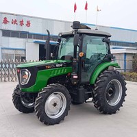 Trattore Agricolo 80hp 90hp 4 Ruote Motrici PTO 540/760 con Caricatore Frontale in Vendita