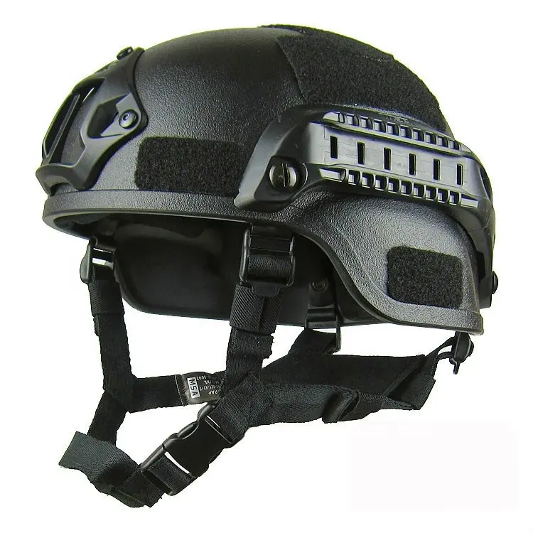 Yakeda Tactical Helmet Black Custom Protective Game Equipment Plastic ABS Safety Helmets