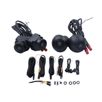 Système de caméra panoramique 360 degrés Meihua AHD 4CH pour voiture, caméra de stationnement 3D pour autoradio Android