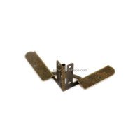 Charnières de boîte en bois pour bijoux Charnière quadrant en laiton antique 53x40mm