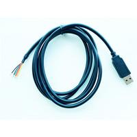 Kabel USB RS232 ke Open 2026 New Utech, 0V/5V CUSTOMIZED Chipset Ftdi, Kabel Serial USB ke Open, Kabel USB Rs232/485/ttl