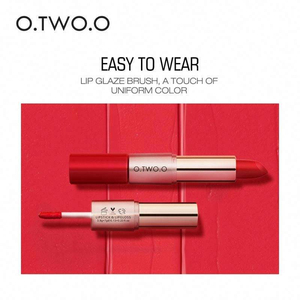 MLM Velvet Matte Liquid <b>Lip</b> Gloss Double Ended Lipstick Long Lasting Moisturizing High Pigment Multicolor Daily Beauty Makeup - Product Image 3