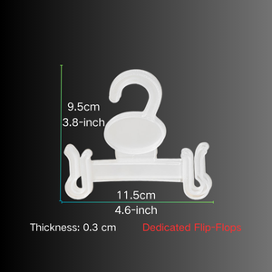 Piccolo organizzatore di abbigliamento in plastica salvaspazio sandali con infradito - Product Image 3