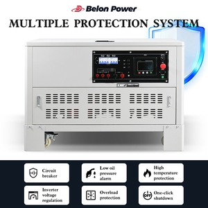 Générateur d'électricité à essence BELON POWER 20KW, onduleur 4 temps, 465F1, quatre cylindres, refroidissement par eau, réservoir externe de 80L, pour les centres commerciaux, alimentation de secours - Product Image 6