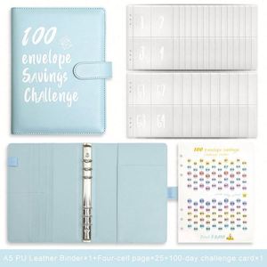 ขายส่งจากโรงงาน ซองใส่เงิน 100 ซอง แฟ้มเก็บเงินพลาสติก สมุดวางแผนงบประมาณ ซองใส่เงินสด สไตล์ธุรกิจ พิมพ์ซิลค์สกรีน - Product Image 2