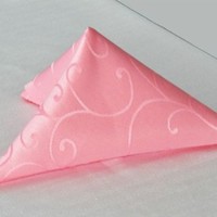 Serviette de table, mouchoir, chiffon à plier en forme de fleur, serviette de restaurant de style occidental, chiffon rouge de style européen pour essuyer les tasses d'hôtel
