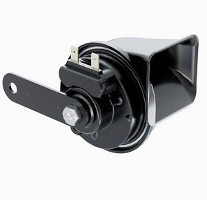 Pièces détachées automobiles Klaxon de voiture 12V Nouveau klaxon d'escargot électrique 110-130db avec conception de haut-parleur en aluminium à 2 voies pour voitures - Product Image 5