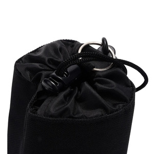 Sac de dressage multi-usages pour animaux de compagnie, en tissu Oxford noir, pochette portable pour friandises 7x9, pour la promenade et les fournitures de dressage des chiens - Product Image 3