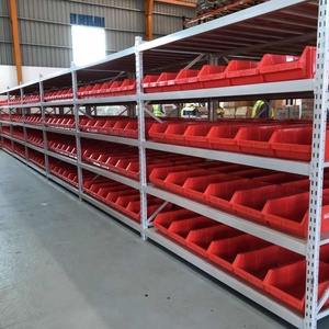 Kệ kim loại mạ kẽm trung bình kệ lưu trữ công nghiệp Kệ Pallet cho kho sử dụng kệ kim loại có thể xếp chồng lên nhau - Product Image 3