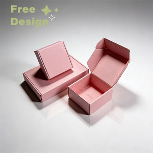 Boîte en carton ondulé rigide personnalisée, imprimée, pour l'expédition et l'emballage de cadeaux, de chaussures et de vêtements, en papier kraft écologique - Product Image 2