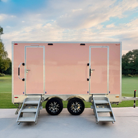 Salle de bain Douche mobile de luxe Toilettes 6 stations Toilettes remorques Toilettes portables