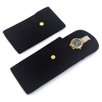 Cadeau de bijoux de voyage personnalisé Velert vert noir gris pochettes de montre sac de rangement pour pochette rolex pochette rouge omega