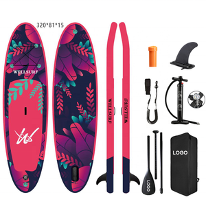 Tabla de Surf Inflable de Doble Capa de Alta Calidad de 320 cm (10.6 pies) con Tecnología Drop Stitch, Tabla de Paddle Surf, Tabla de SUP, Tabla de Paddle Race de Primera Calidad - Product Image 1