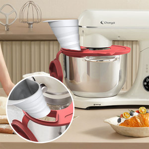 Protection anti-éclaboussures en silicone pour mélangeurs <span class=keywords><strong>KitchenAid</strong></span> 4,5 et 5 QT, couvercle de bol en silicone pour mélangeur, accessoire professionnel pour batteur sur socle - Product Image 5