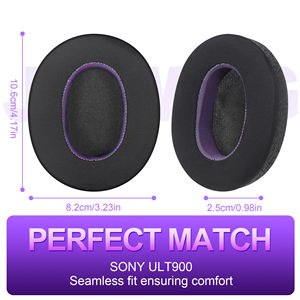 Сменные амбушюры Jomwag из дышащей сетки для ULT900 с высокоплотным шумоизоляционным поролоном (черный/фиолетовый) - Product Image 4