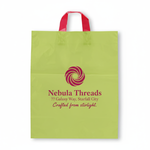 Plastic Bag Logo Big Size Double Handle High Quality Hot Sale Custom Printing Shopping Bag - Product Image 1