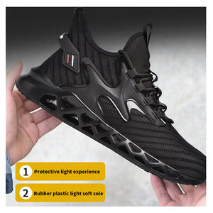 أساس أنيق للرجال خفيف الوزن مقاوم للثقب من الفولاذ المقاوم للثقب ، شبكي صناعي قابل للتنفس من المطاط للشتاء/إيفا - Product Image 6