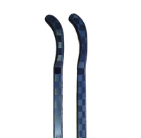 Bâton de hockey en fibre de carbone 100% monobloc, manche d'installation, senior, 66 pouces, mid kick, surface 18k, poids 375g, flexibilité 77/87/95, parfait