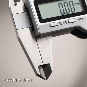 Klassieke analoge meetinstrument Jeoro precisie schuifmaat met roestvrijstalen behuizing en scherpe schaalverdelingen voor eenvoudig aflezen - Product Image 6