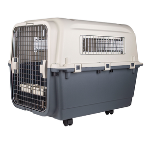 3XL Boîte de transport pour chien en plastique approuvée par l'IATA <span class=keywords><strong>Cage</strong></span> pour animaux de compagnie en PC avec <span class=keywords><strong>cage</strong></span> de voyage pour transport aérien - Product Image 1