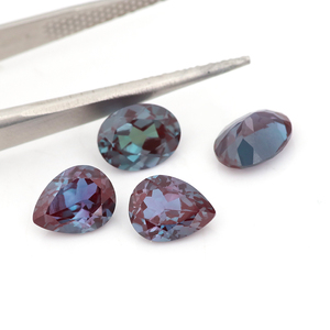 Pierres précieuses à facettes pour la fabrication de bagues, 1 <span class=keywords><strong>prix</strong></span> par chariot, diamant en vrac, pierre d'amazonite violette, adultes en laboratoire, pour la fabrication de bague - Product Image 2