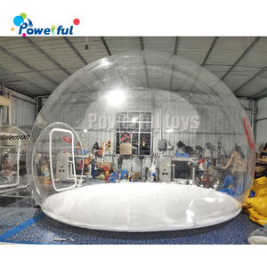 Tenda da campeggio a bolle gonfiabili trasparenti a cupola da 6m con telaio tunnel N ventilatore silenzioso per hotel resort da gonfiabili Guangzhou - Product Image 5