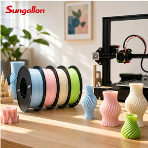 Filamento PLA Mate Personalizado al por Mayor de Sungallon, 1.75mm, Filamento para Impresora 3D, Temperatura de Impresión 220C, Buena Fluidez, Baja Contracción - Product Image 4