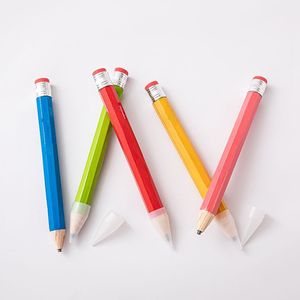Crayons Jumbo en bois drôle nouveauté crayons en bois géants <span class=keywords><strong>grand</strong></span> jouet crayon en bois pour enfants écoliers bureau maison fête faveurs - Product Image 4
