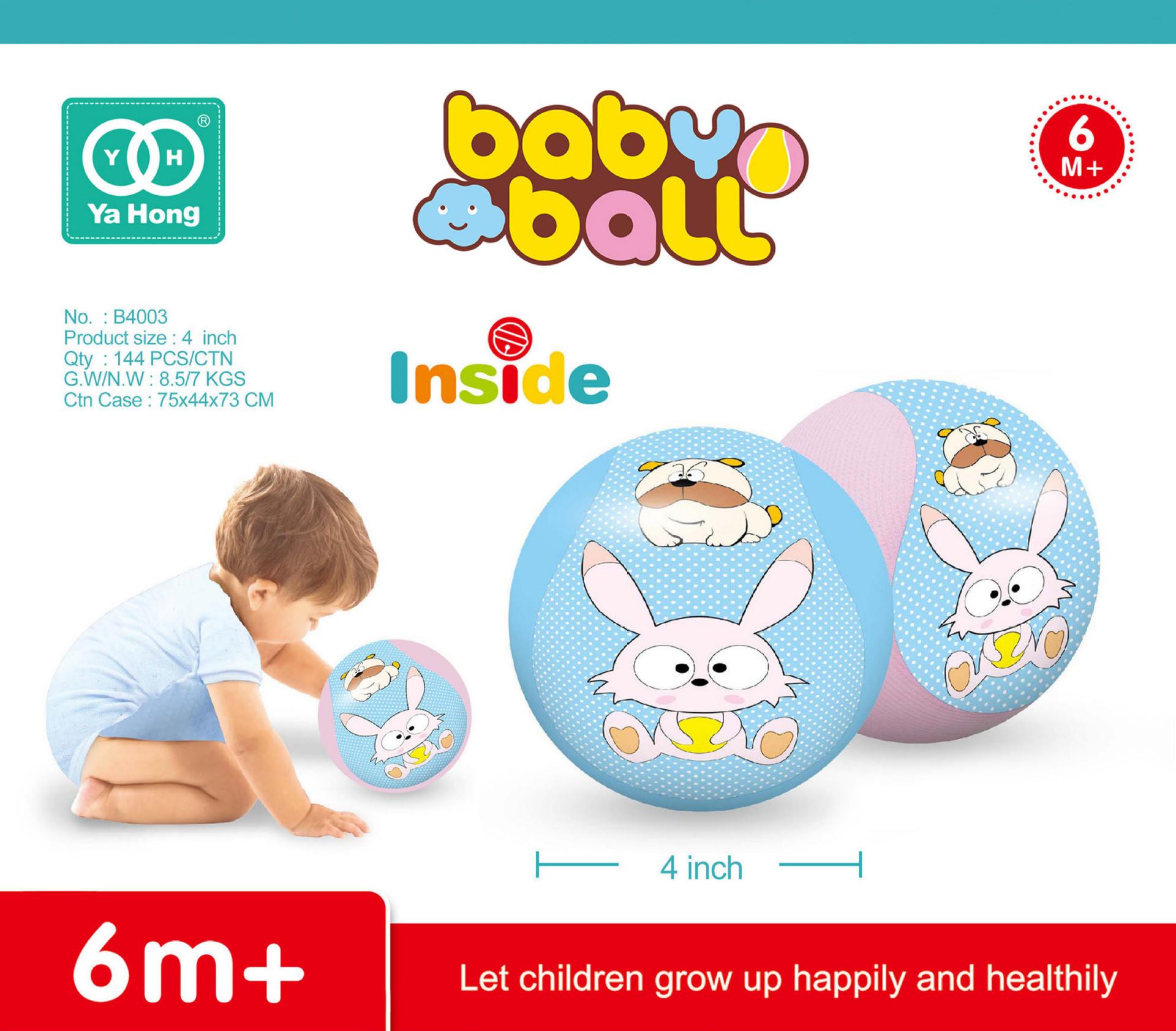 rabbit bell plush stuffed baby ball