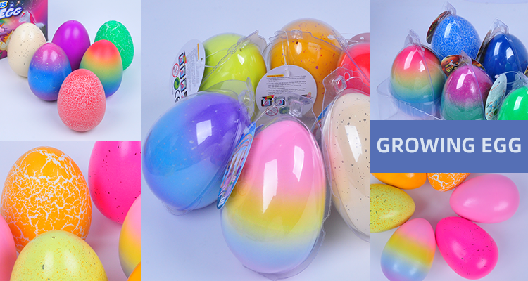 Set of 2 Surprise Growing Unicorn Hatching Extra Large Rainbow Egg Kids