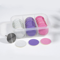Kits de pédicure manucure remplaçables 80 #120 #180 # papier abrasif lime à ongles accessoires pour ongles