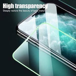 Protection d'écran en verre trempé 3D luminescent néon qui brille dans le noir de haute qualité pour <span class=keywords><strong>iPhone</strong></span> 13 12 11 Pro Max X XS XR 7 8 Plus - Product Image 5