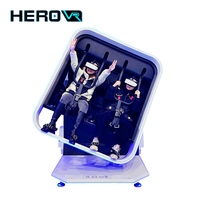 HEROVR Funfair Arcade 720 Degrés Rotation Tir Jeu 9D VR Machine Realidadvirtual 2Dof Parcs À Thème En Plein Air Public Métal