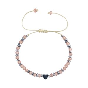 Ensemble de bracelets d'amitié en perles de cœur Go2boho, bracelet en cordon de perles de verre réglable pour femmes et filles - Product Image 6