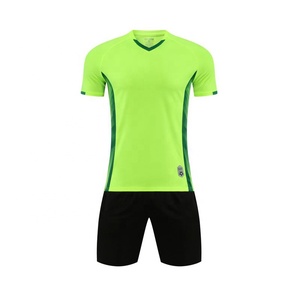 25-26 Jersey Sepak Bola Kustom Kaos Lengan Pendek Set Pria Tracksuit Atletik 100% Katun Cetak Transfer Panas Cepat Kering - Product Image 4
