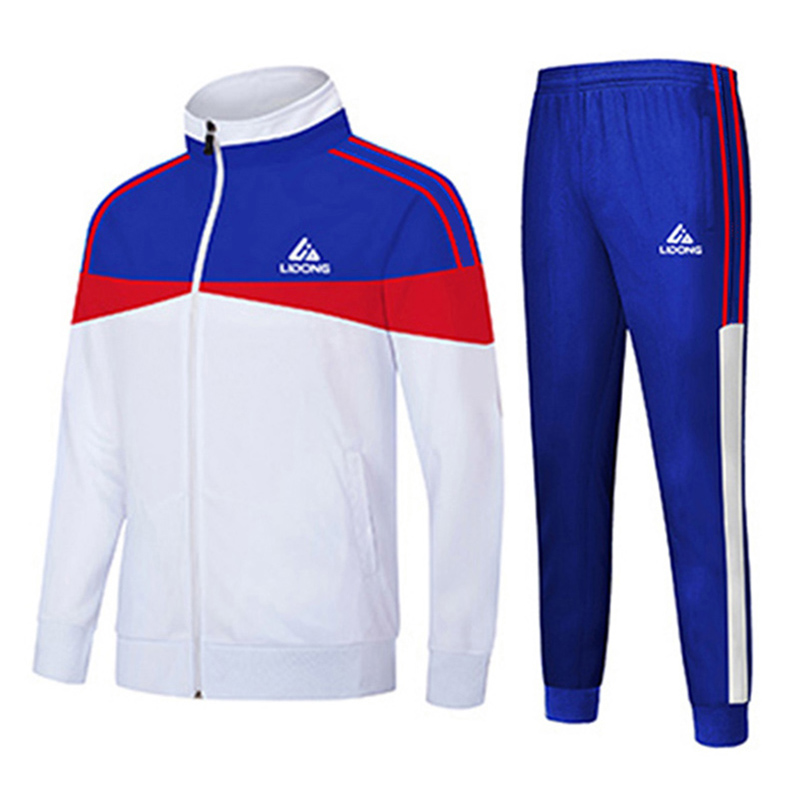 Китай 100% полиэстер фабрика Удобный пользовательский мужской женский спортивный костюм для тренировок