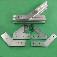 Plaque de renfort de surface profilée en aluminium à 45 degrés Plaque de connecteur d'angle à 135 degrés pour profil 3030 / 4040