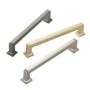 Modern American handle wardrobe cabinet door rectangular long handle and knob Z-2506