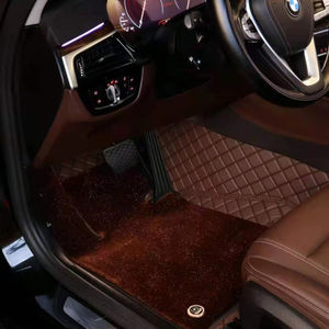 Tapis de sol de voiture sur mesure pour <span class=keywords><strong>Aston</strong></span> Martin DBX, style sport, intérieur de luxe, ensemble complet 3 pièces, 10 mm d'épaisseur, toutes saisons - Product Image 1