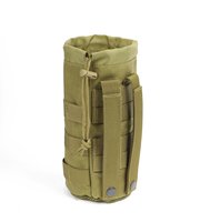 Bolsa Táctica Plegable TONMO de Nailon Ligero, Impermeable y Resistente al Desgaste, con Sistema Molle, para Almacenamiento al Aire Libre, con Compartimento para Botella de Agua de 0.5L