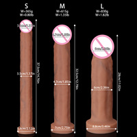 Dildo réaliste en silicone liquide brun, pénis, jouet sexuel pour adultes, vaginal, anal, point G, prostate, orgasme, pénis réaliste, ventouse puissante