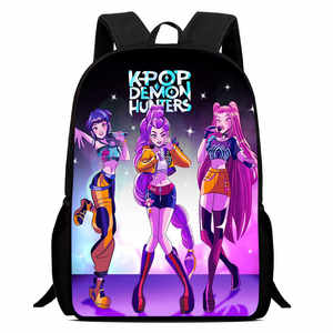 Mochila HUNTRIX Girl K POP Kpop Demon Hunters para niños y niñas, mochila escolar con estampado de anime, bonita mochila escolar para estudiantes - Product Image 4