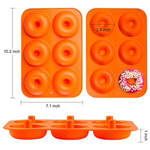Non-Stick Silicone <b>Donut</b> Baking Pan Easy-Release Mold <b>Tray</b> for Perfect <b>Donuts</b> - Product Image 5